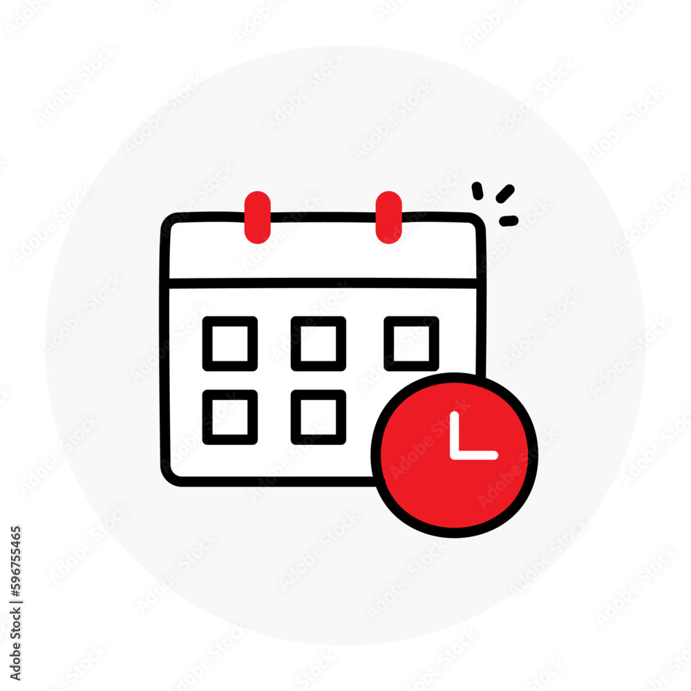 Calendar with a tick icon. Schedule Management and Time Tracking. Vector icon with editable stroke. Calendar with a tick icon. Schedule Management and Time Tracking. Vector icon with editable stroke.
