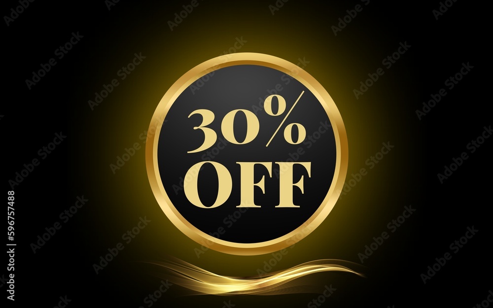 percent off, promotion, black and gold percent off, promotion, black and gold