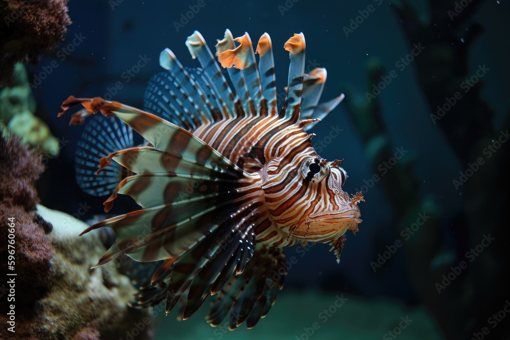 marine life, from a variety of species, swimming and living in their natural environment, created with generative ai marine life, from a variety of species, swimming and living in their natural environment, created with generative ai