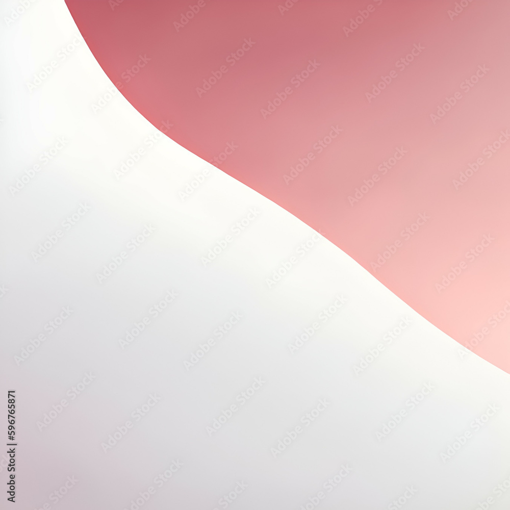 abstract background with white paper - white and pale pink background - abstract background - Generative AI abstract background with white paper - white and pale pink background - abstract background - Generative AI