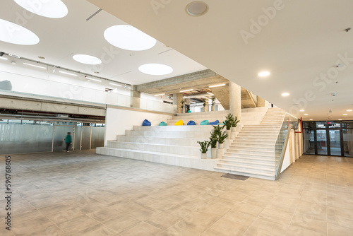 Interior of big office spac...