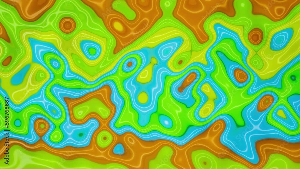 Abstract colorful wavy background video