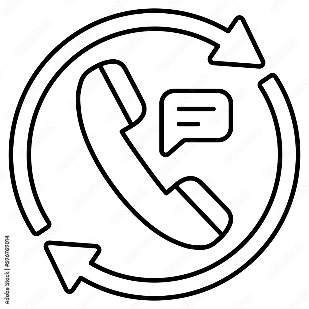 An icon design of logistic call An icon design of logistic call