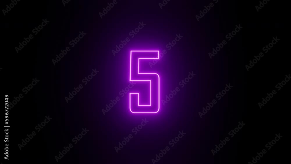 10 seconds timer countdown neon purple light 10 seconds timer countdown neon purple light