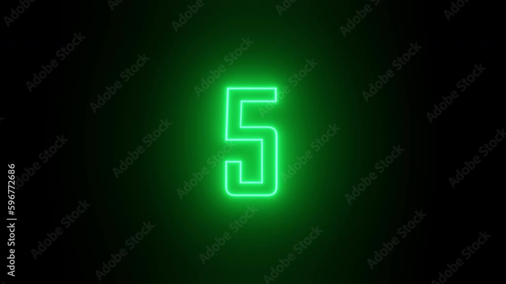 10 seconds timer countdown neon green light 10 seconds timer countdown neon green light