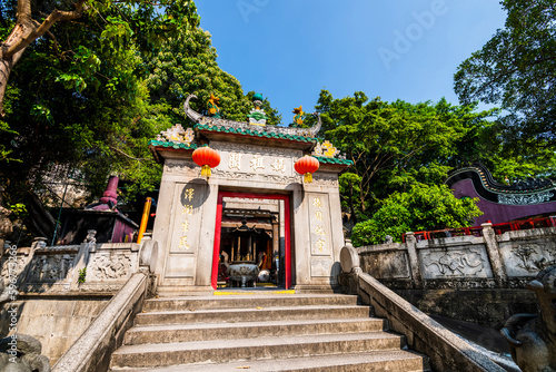 A-Ma Temple, situated on the southwest tip of the Macau Peninsula, is one of the oldest and most famous Taoist temples in Macau. This is part of the UNESCO World Heritage. photo