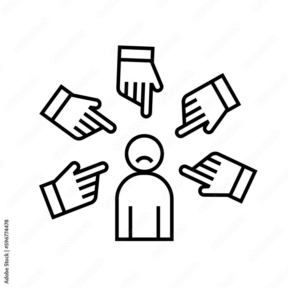 My fault icon, pictogram. Acknowledgement of a mistake. Stock Vector ...