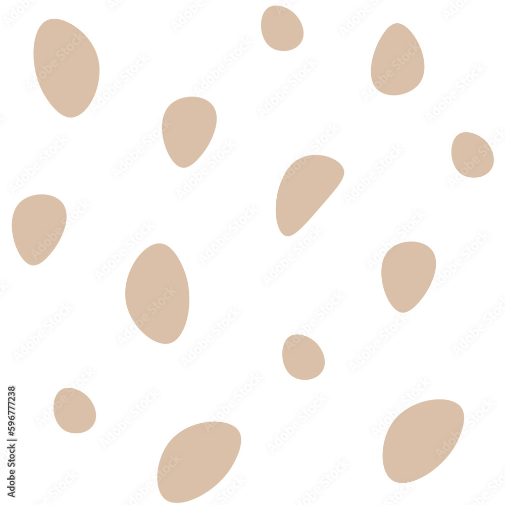 Seamless pattern pastel color with polka dots. Random brown spots textured. Seamless pattern pastel color with polka dots. Random brown spots textured.