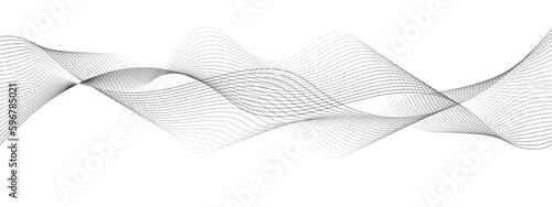 Abstract wave curve lines background. Abstract frequency sound wave lines and technology curve lines background. Abstract business wave curve lines background.