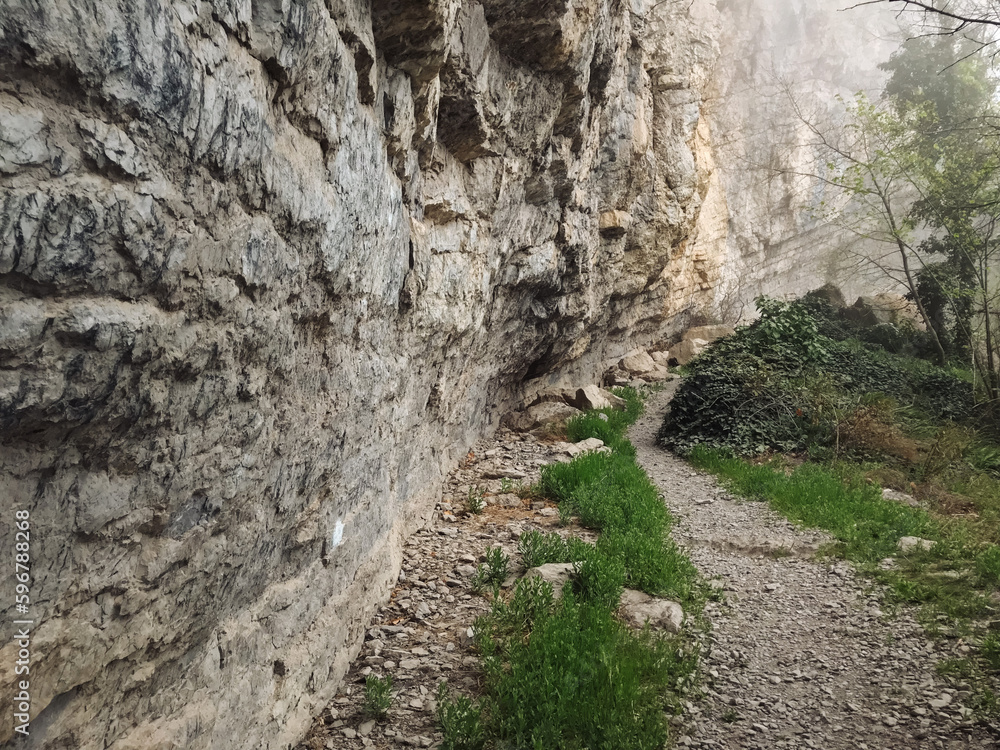 path in the mountains