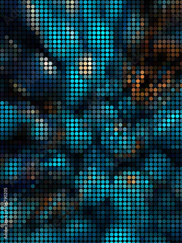 colored abstraction for desktop screensavers and backgrounds