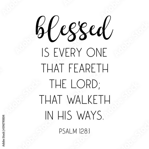 Blessed Bible Verse PNG, Christian quote, scripture saying