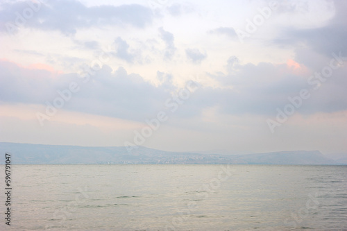 Sea of Galilee (Kinneret), the largest freshwater lake in Israel