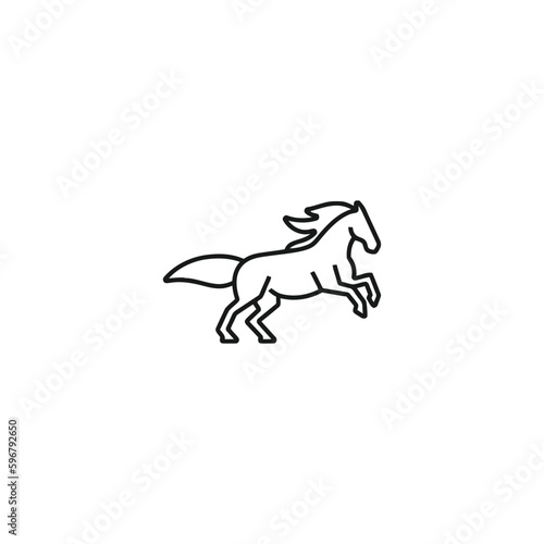 horse logo design	