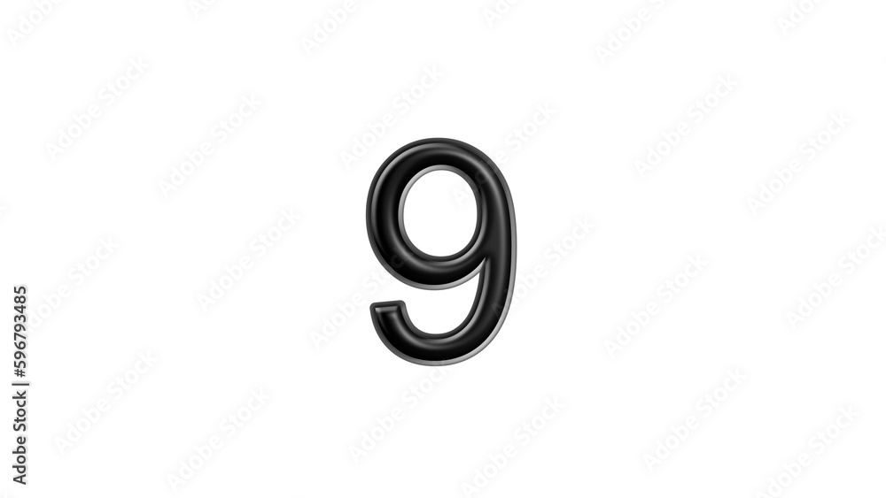 9 black lettering white background year number 9 black lettering white background year number