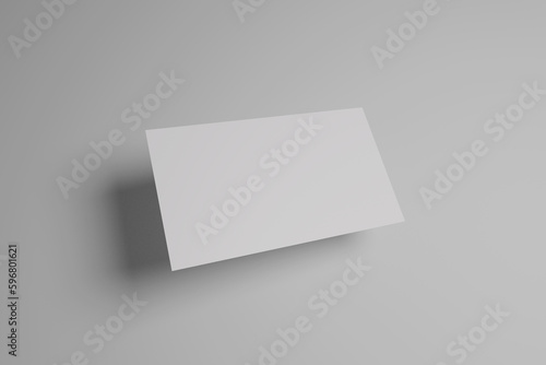 blank white paper on white wall