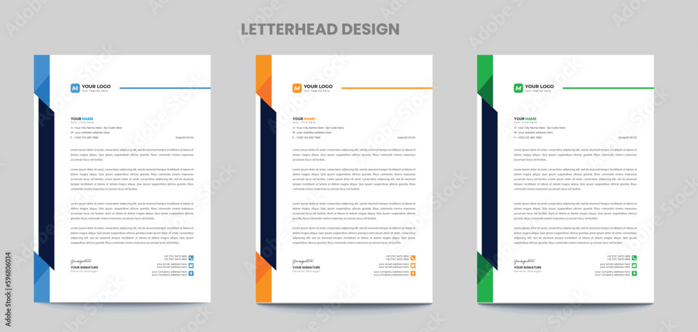 Letterhead Design Letterhead Design
