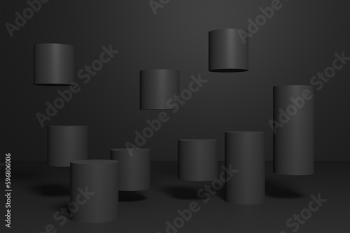 black and white barrels