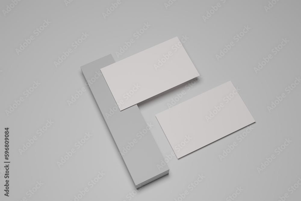 Blank business card mockup paper Blank business card mockup paper