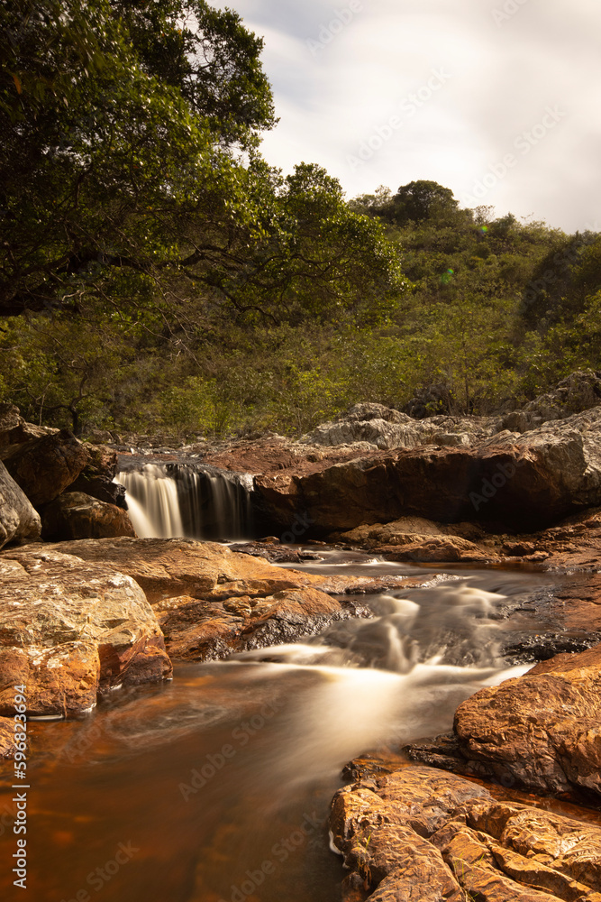 Obraz premium waterfall in the mountains