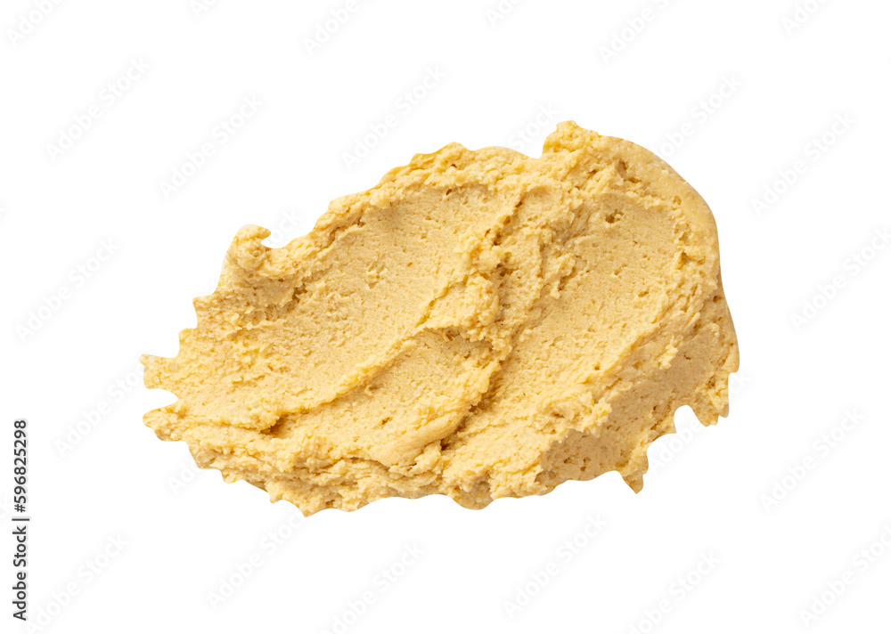 Hummus Smear Isolated, Houmous Dip, Tahini Sauce, Hummus Spread on White Background Hummus Smear Isolated, Houmous Dip, Tahini Sauce, Hummus Spread on White Background