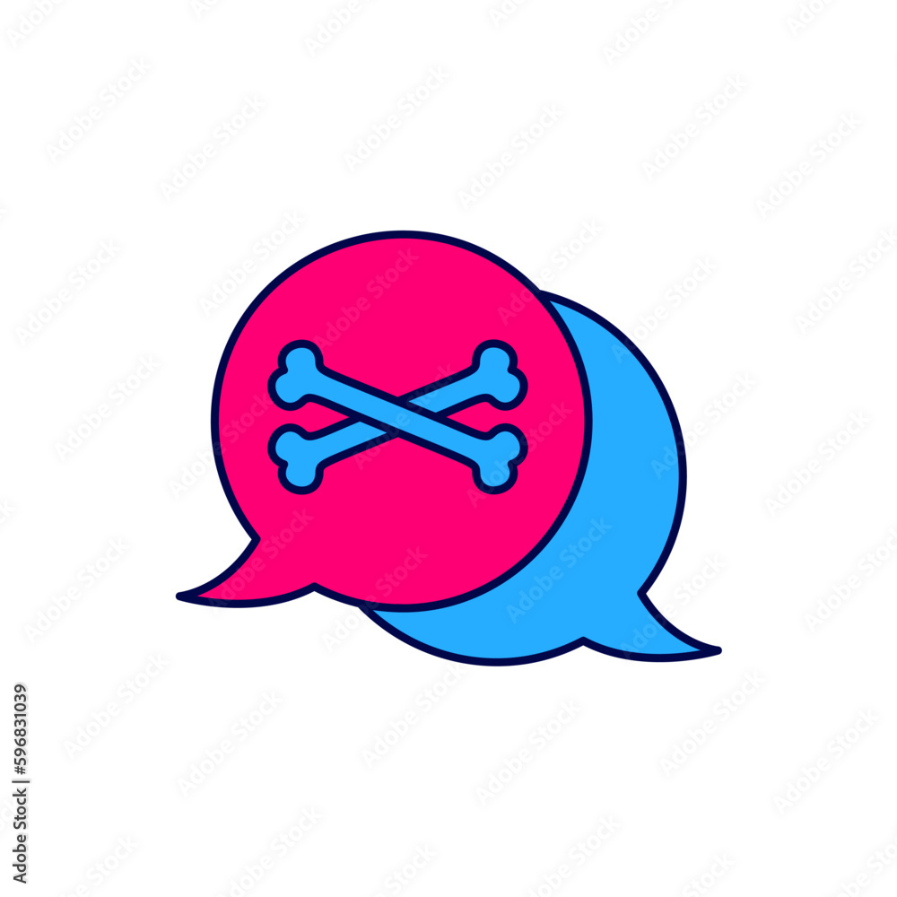 Filled outline Location pirate icon isolated on white background. Vector Filled outline Location pirate icon isolated on white background. Vector