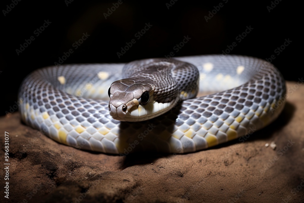 Fototapeta premium illustration, snake, ai generative