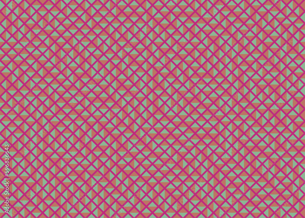 Color Rhombus tile tessellation pattern illustration Color Rhombus tile tessellation pattern illustration