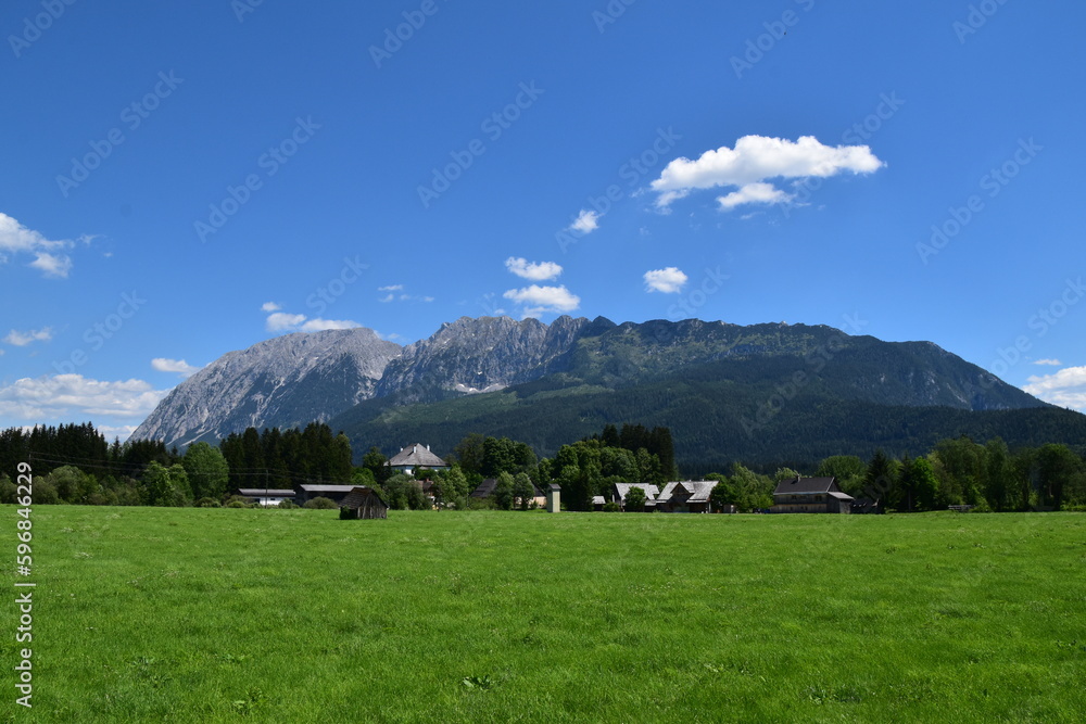 Bad Mitterndorf, Blick auf Grimming, Steiermark