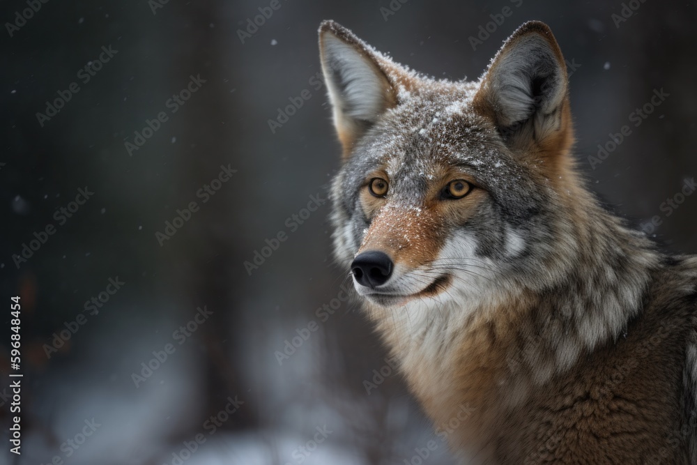 Fototapeta premium Wolf close up