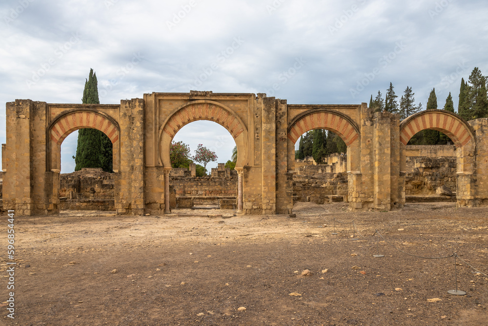 Exposure of the Medina Azahara, Muslim Ruins of the Palace, located near Cordoba, Spain.