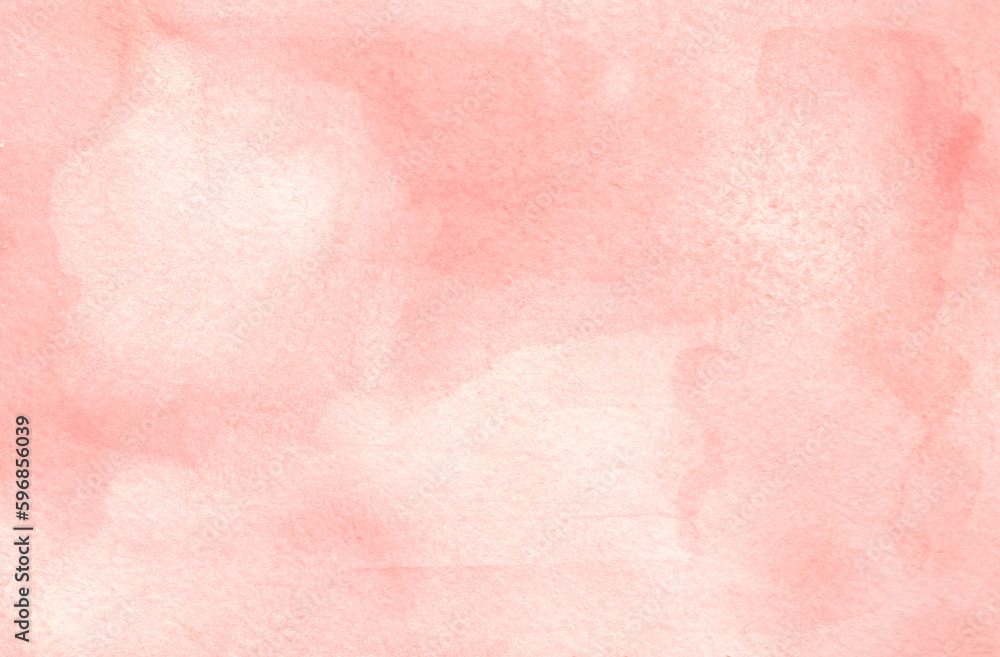 Background is watercolor on paper of delicate pastel tones pink peach beige Background is watercolor on paper of delicate pastel tones pink peach beige