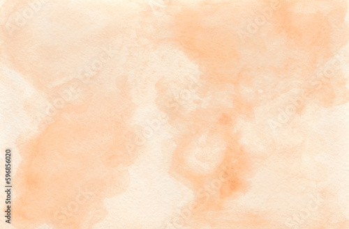 Background is watercolor on paper of delicate pastel tones pink peach beige