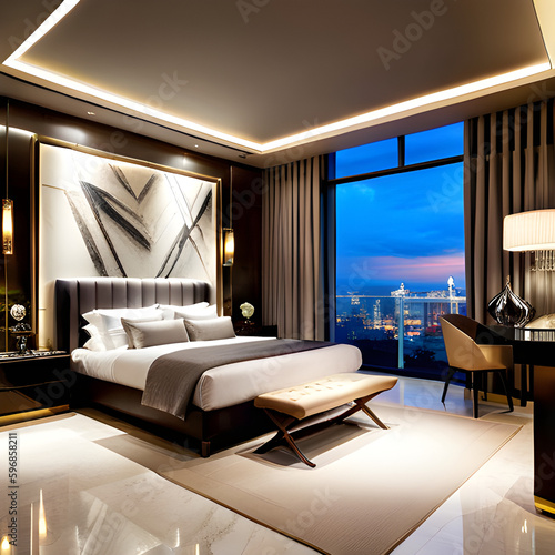 Modern-Master-Bedroom-with-the-Right-Lighting-Electronics-and-Furniture © Mizanur