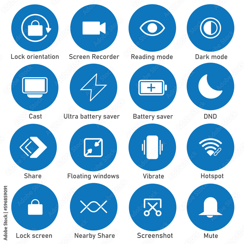 SmartPhone Icons Vector Image Illustration SmartPhone Icons Vector Image Illustration