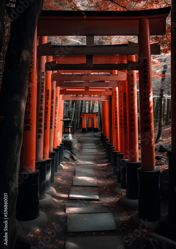 japanese shrine in kyoto country © Marvin