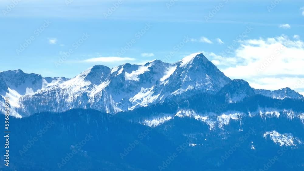 Beautiful snow-capped mountain range in the Austrian Alps - travel photography Beautiful snow-capped mountain range in the Austrian Alps - travel photography