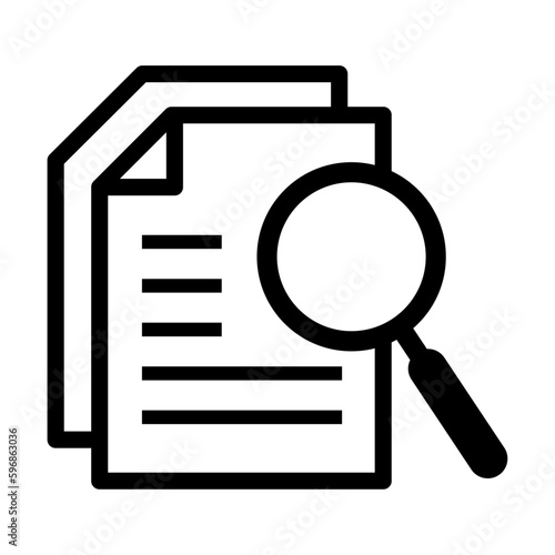 case study, Paper icon
