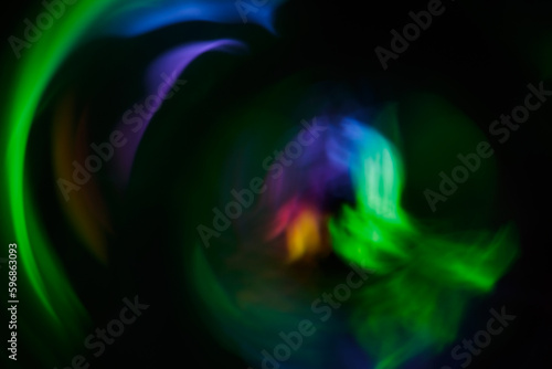 Yoga meditation in lotus pose with aura spiritual
