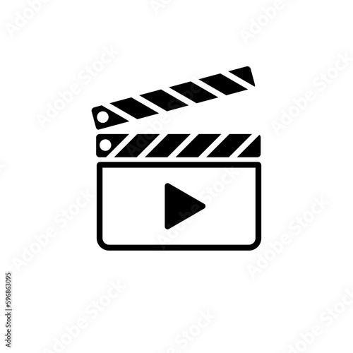 video clapper icon