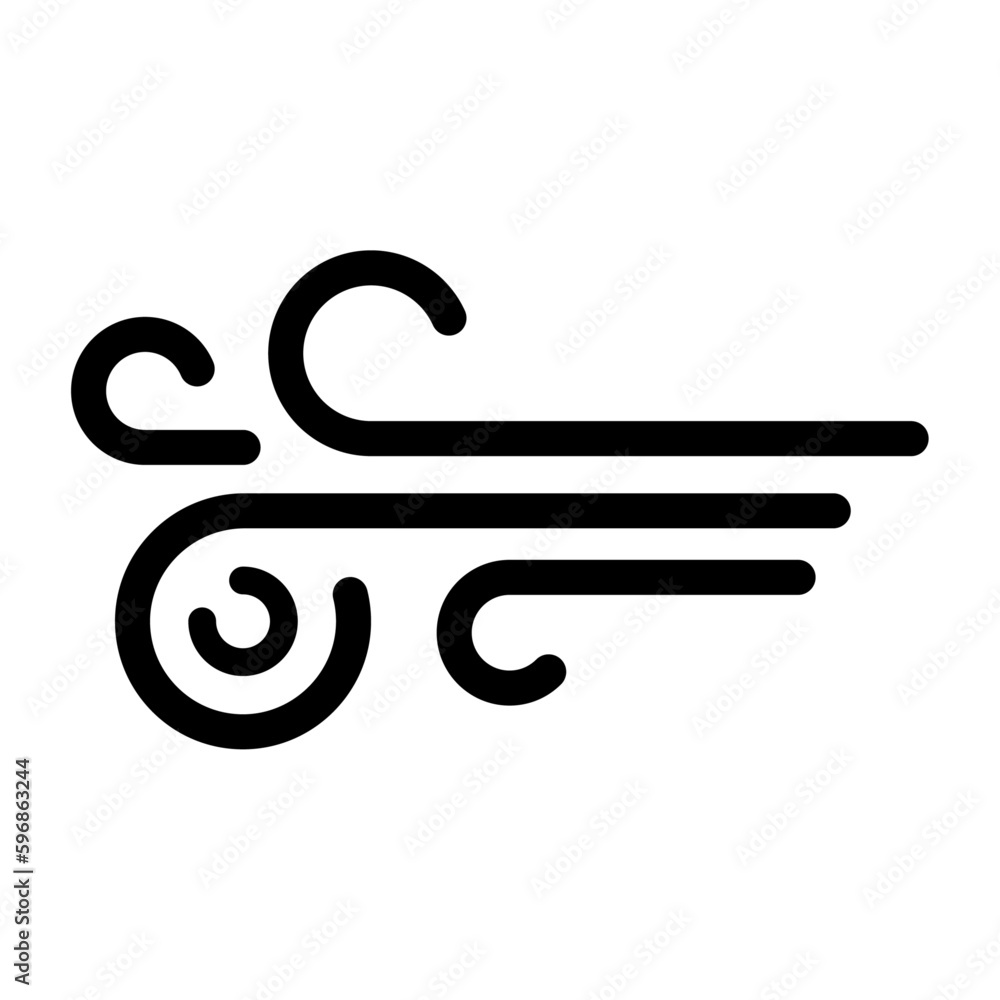 windy weather icon windy weather icon