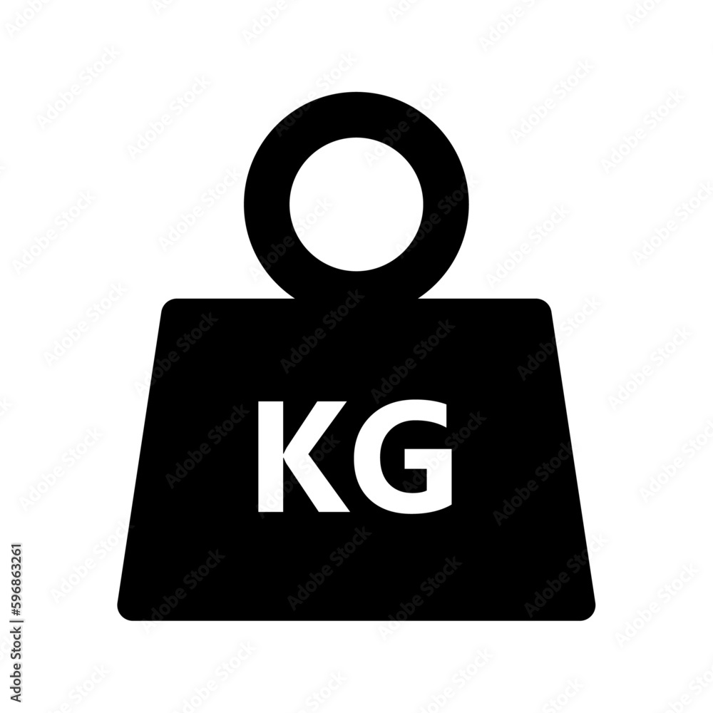 weight kilogram icon weight kilogram icon