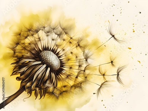 flower background (Generative AI)