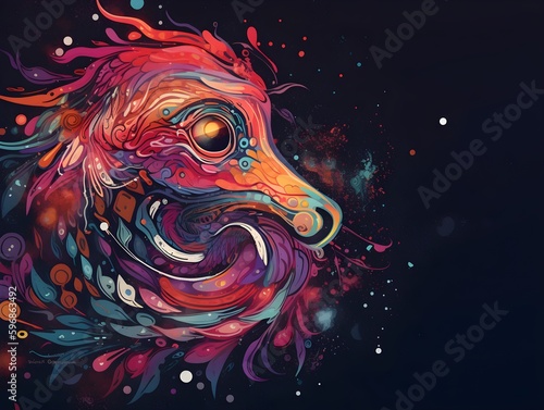 head of an eagle (Generative AI)