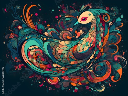 feather pattern (Generative AI)