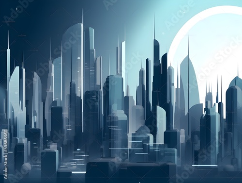 city in the night (Generative AI)