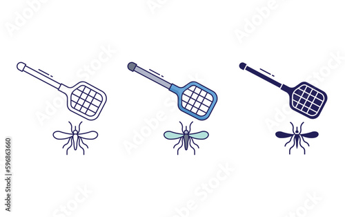 fly killer vector icon