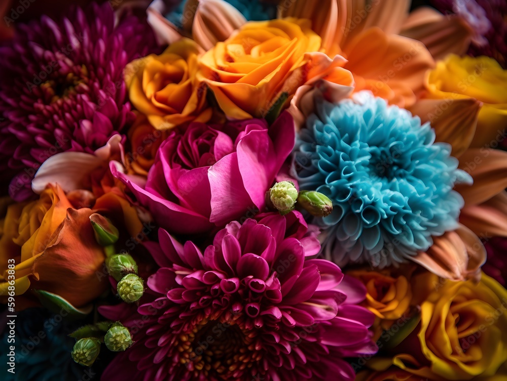 bouquet of flowers (Generative AI) bouquet of flowers (Generative AI)