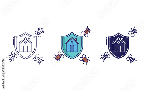 Pest free vector icon