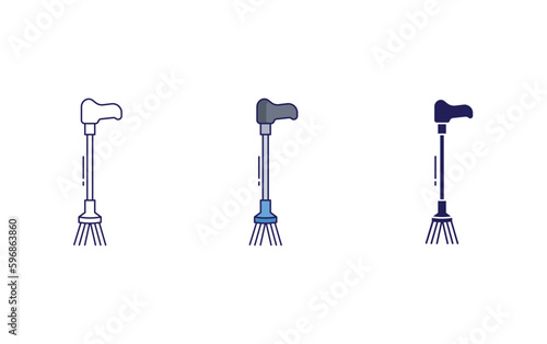 Spider catcher vector icon